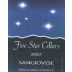 Five Star Cellars Sangiovese 2007 Front Label
