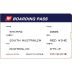 R Wines Boarding Pass Shiraz 2006 Front Label