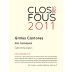 Clos des Fous Cabernet Sauvignon 2011 Front Label