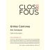 Clos des Fous Cabernet Sauvignon 2012 Front Label