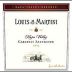 Louis Martini Napa Valley Cabernet Sauvignon 2005 Front Label