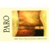 Paro Pinot Noir 2009 Front Label