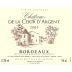Chateau de La Cour d'Argent Bordeaux 2005 Front Label