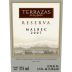 Terrazas de los Andes Reserva Malbec 2007 Front Label