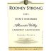 Rodney Strong Alexander Valley Estate Cabernet Sauvignon 2005 Front Label