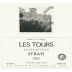 Les Tours Syrah 2005 Front Label