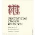 Matanzas Creek Sonoma County Merlot 2005 Front Label