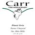 Carr Vineyards & Winery Turner Vineyard Pinot Gris 2009 Front Label