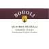 Boroli Quattro Fratelli Barbera d'Alba 2005 Front Label