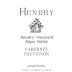 Hendry Cabernet Sauvignon 2010 Front Label