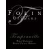 Folin Cellars Tempranillo 2013 Front Label