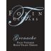 Folin Cellars Grenache 2012 Front Label