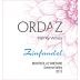 Ordaz Family Wines Montecillo Vineyard Zinfandel 2013 Front Label