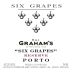 Graham's Six Grapes Reserve Ruby Port (187ML Split) Front Label