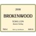 Brokenwood Hunter Valley Semillon 2008 Front Label