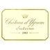 Chateau d'Yquem Sauternes (375ML half-bottle) 2003 Front Label