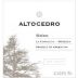 Altocedro Ano Cero Malbec 2008 Front Label