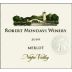 Robert Mondavi Napa Valley Merlot 2006 Front Label