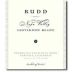Rudd Sauvignon Blanc 2007 Front Label