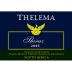 Thelema Shiraz 2005 Front Label