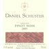 Daniel Schuster Pinot Noir 2003 Front Label