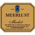 Meerlust Merlot 2004 Front Label