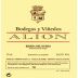 Tempos Vega Sicilia Alion 2004 Front Label