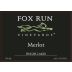 Fox Run Vineyards Merlot 2013 Front Label