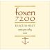 Foxen 7200 Range 30 West Red Wine 2006 Front Label