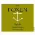 Foxen Toasted Rope Syrah 2013 Front Label
