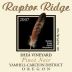 Raptor Ridge Shea Vineyard Pinot Noir 2007 Front Label