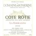 Domaine de Bonserine Cote Rotie Sarrasine 2004 Front Label