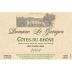 Louis Bernard Cotes du Rhone Domaine le Garrigon 2008 Front Label