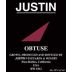 Justin Obtuse Port Style (375ML half-bottle) 2008 Front Label