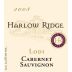 Harlow Ridge Cabernet Sauvignon 2008 Front Label
