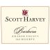 Scott Harvey J and S Reserve Barbera 2014 Front Label
