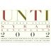 Unti Benchland Syrah 2002 Front Label