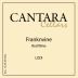 Cantara Cellars Franknvine 2009 Front Label