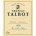 Chateau Talbot 1970 Front Label