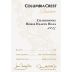 Columbia Crest Reserve Chardonnay 2015 Front Label