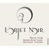 L'Objet Noir Wines Bacigalupi Vineyard Pinot Noir 2013 Front Label