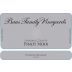 Baus Family Vineyards Private Reserve Pinot Noir 2013 Front Label