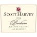 Scott Harvey J and S Reserve Barbera 2009 Front Label