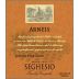 Seghesio Arneis 2014 Front Label