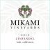 Mikami Vineyards Zinfandel 2010 Front Label