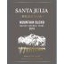 Santa Julia Reserva Mountain Blend 2018 Front Label