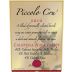 Paoletti Piccolo Cru 2010 Front Label