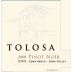 Tolosa Winery Estate Pinot Noir 2008 Front Label