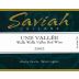 Saviah Une Vallee Red 2002 Front Label