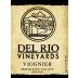 Del Rio Vineyards Viognier 2008 Front Label